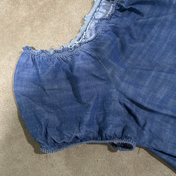 Denim off shoulder top - Picture 3 of 3